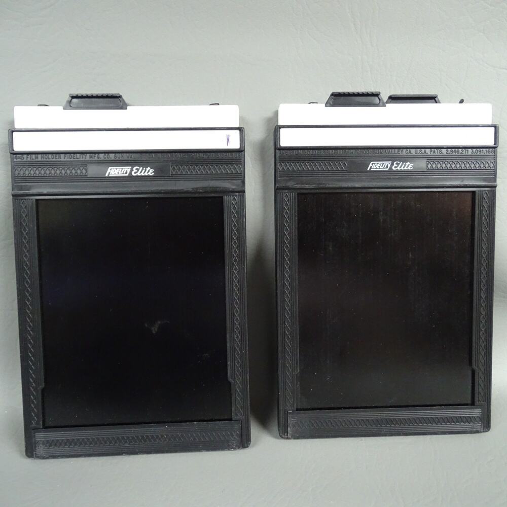 Lof of 3 4x5 Cut Film Holders Fidelity Elite Studio Pro - Picture 2 of 4